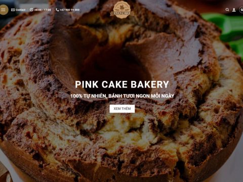 Theme wordpress bán bánh ngọt 01