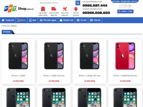 Theme wordpress bán iphone