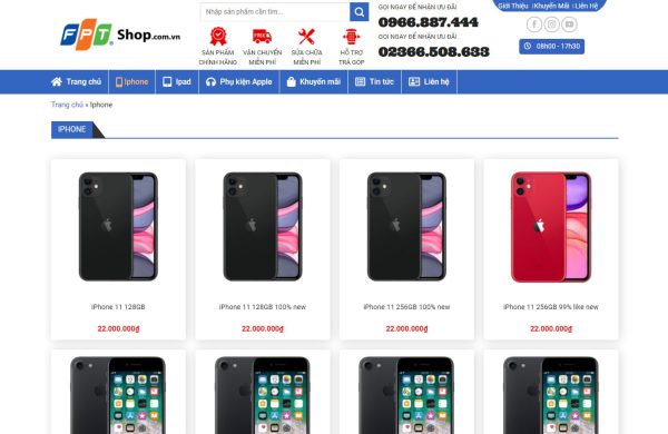 Theme wordpress bán iphone