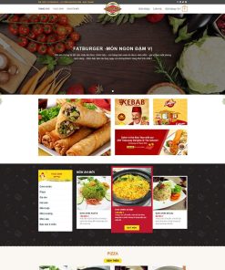 Theme wordpress nhà hàng ẩm thực