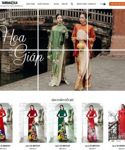 Theme wordpress bán áo dài