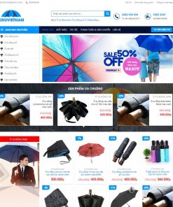 Theme wordpress bán áo mưa