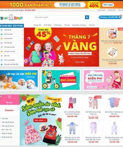 Theme Wordpress mẹ và bé