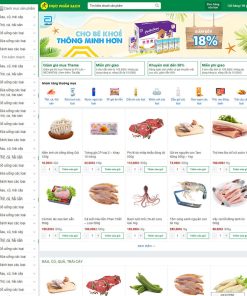 Theme wordpress bách hóa xanh cao cấp