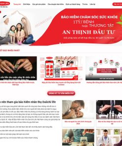 Theme wordpress bảo hiểm daichi