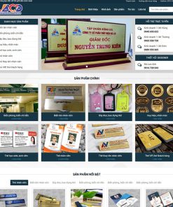 theme wordpress biển chức danh