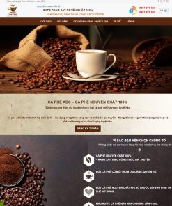 Theme wordpress bán cà phê