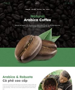 Theme wordpress bán cà phê 02