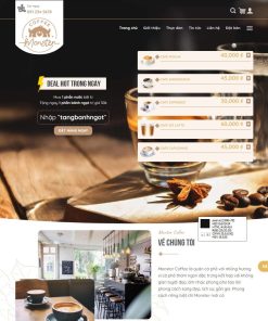 Theme wordpress bán cà phê 03