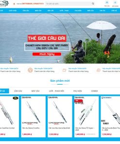 Theme wordpress bán đồ câu cá