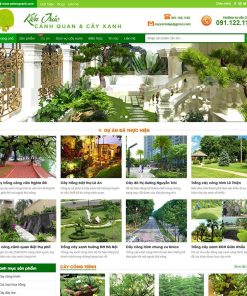 theme wordpress bán cây xanh