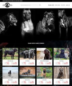 theme wordpress bán chó