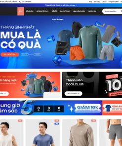 Theme wordpress bán quần áo giống coolmate