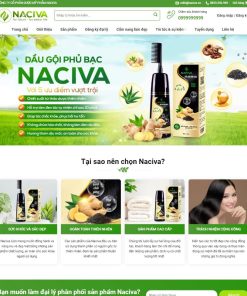 Theme wordpress dầu gội đầu, mỹ phẩm