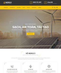 Theme wordpress công ty điện mặt trời