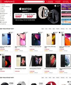 Mẫu theme wordpress bán điện thoại 05 - Cellphone