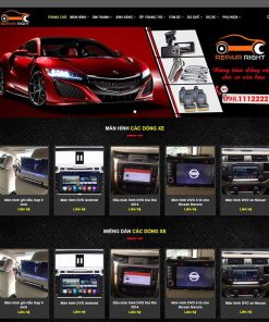 theme wordpress bán đồ chơi xe