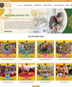 Theme wordpress bán đồ cúng