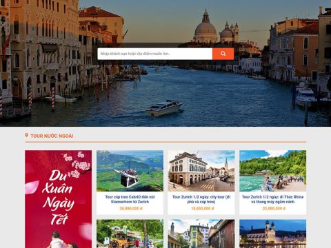 Theme wordpress bán tour du lịch 010