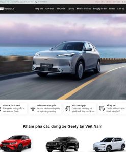 Theme wordpress bán xe geely