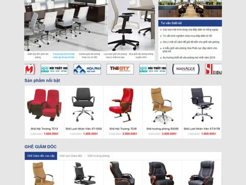 Theme wordpress bán ghế văn phòng