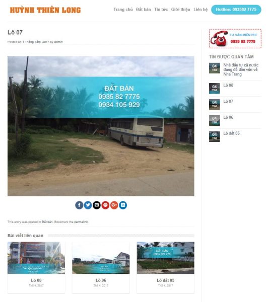 Theme wordpress bất động sản 02