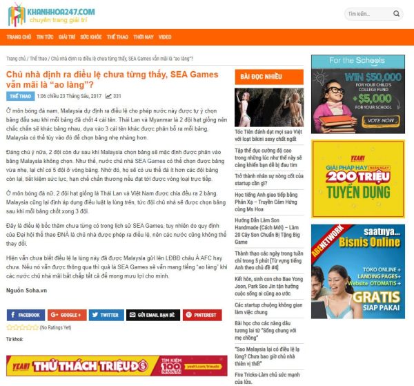 Theme wordpress tin tức