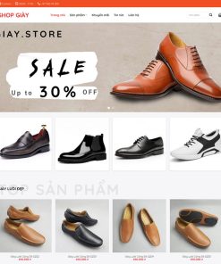 Theme wordpress bán giày nam