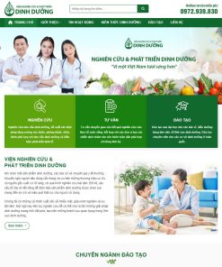 Theme wordpress giới thiệu 02 - giới thiệu viện nghiên cứu