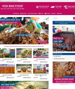 theme wordpress đặc sản