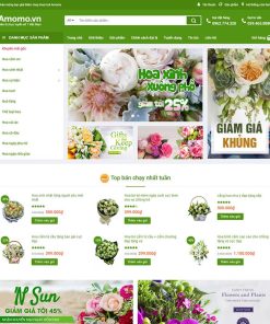 theme wordpress flatsome hoa tươi