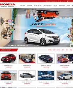 Theme wordpress bán xe honda