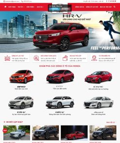 Theme wordpress bán xe honda 01