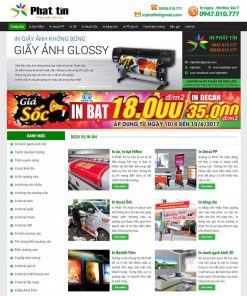 theme wordpress in bạt
