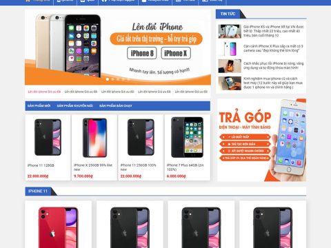 Theme wordpress bán iphone