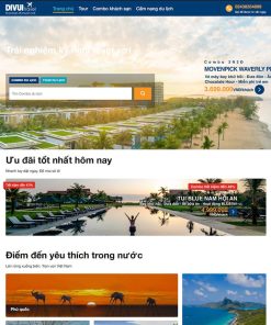 Theme wordpress du lịch giống ivivu