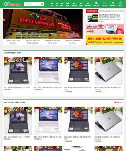 Theme wordpress Flatsome bán laptop 01