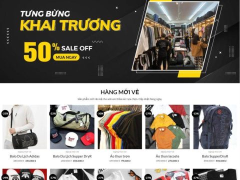 Mẫu website bán hàng mỹ phẩm 23