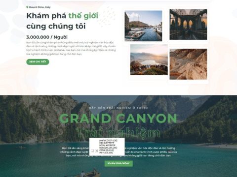 Mẫu website du lịch đẹp 017