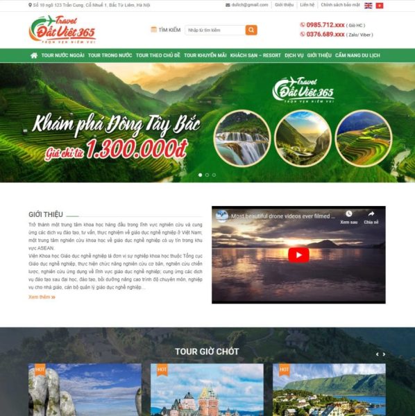 Mẫu website du lịch đẹp 017