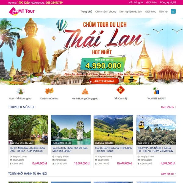 Mẫu website du lịch đẹp 017