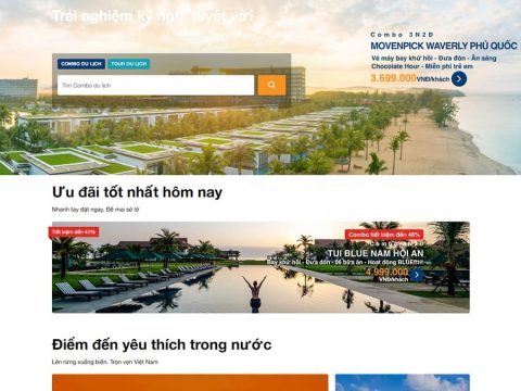 Mẫu website du lịch đẹp 017