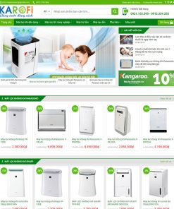 theme wordpress bán máy lọc