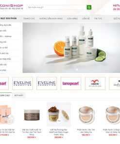 Theme wordpress bán mỹ phẩm