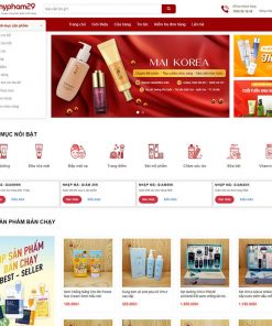 Theme wordpress mỹ phẩm 17