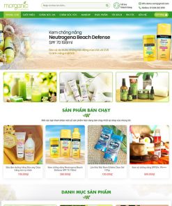 Theme wordpress flatsome mỹ phẩm 07