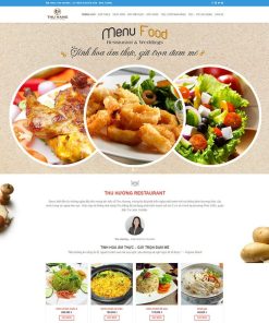 Theme wordpress nhà hàng 02