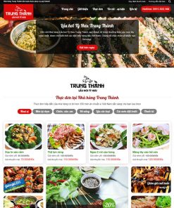 Theme wordpress nhà hàng