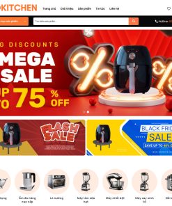 Theme wordpress bán nồi chiên không dầu