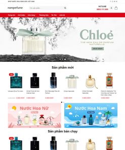 Theme wordpress bán nước hoa